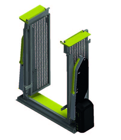 Dual function inboard barrier/bridgeplate assembly for wheelchair lifts -  Patent 0955029